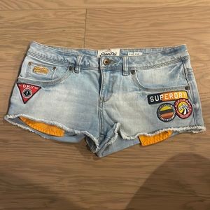 Vintage Superdry Shorts with Original Patches